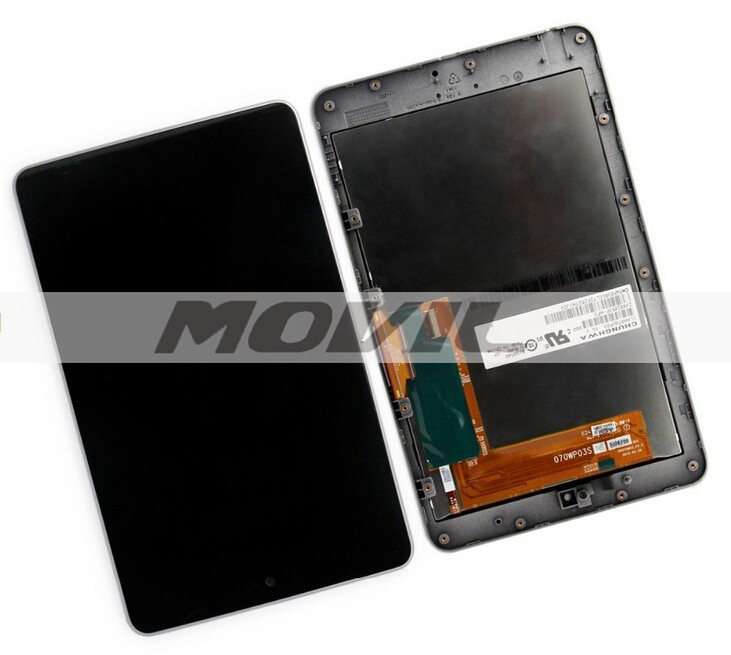 ASUS Google Nexus 7 ME370T WIFI 2012 negro Full LCD Display Panel Digitizer tacil Screen